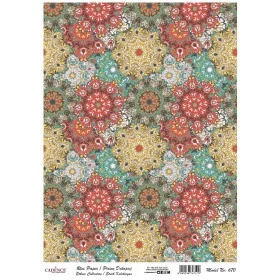Model 670 Geleneksel Serisi Cadence Pirinç Dekopaj Kağıdı 30x42cm.